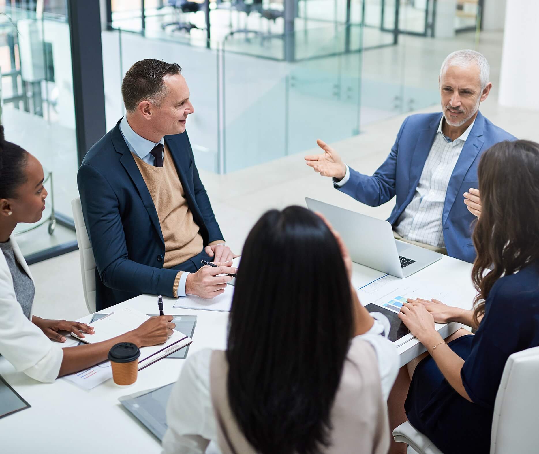 People working together